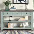Console de 48 po avec plateau en bois de pin massif