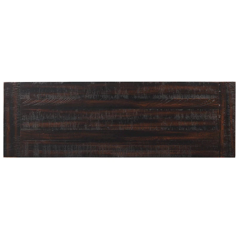 Console de 48 po avec plateau en bois de pin massif