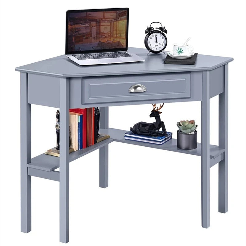 Bureau d'angle avec tiroir de rangement